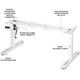 Каркас Mealux Powerframe Mini White (арт. BS-05 White) - изображение 2