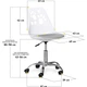 Крісло Hommex Dingo White / Grey (арт H-232 W/G MR) - зображення 3