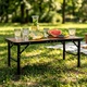 Стіл туристичний Vilde 489400 розкладний 2в1 80 x 40 x 33/60 см Коричневий (5900670121645) - зображення 9