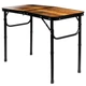 Стіл туристичний Vilde 489400 розкладний 2в1 80 x 40 x 33/60 см Коричневий (5900670121645) - зображення 4