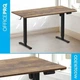 Компьютерный стол OfficePro (ODE1670DW) Dark Wood/Black (ODE1670DW) - изображение 3