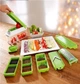 Овочерізка Nicer Dicer Plus, мультирізка 16 в 1 з контейнером і змінними насадками - зображення 3