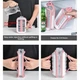 Силиконовая форма для льда на 17 шариков ICE CUBE TRAY Переносная бутылка для льда Розовая - изображение 5