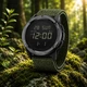 Мужские цифровые часы NORTH EDGE TERRAX Green спортивные, водонепроницаемые 50 м, с подсветкой и секундомером - изображение 2