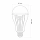 Светодиодная LED лампа аккумуляторная TITANUM A80 12W E27 4000K 230V - изображение 12