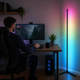 Напольный угловой RGB LED торшер со светодиодной подсветкой, пультом управления, режимами освещения и лампа для комнаты - изображение 4