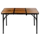 Стіл туристичний Vilde 489402 розкладний 2в1 90 x 60 x 25/54,5 см Коричневий (5900670121669) - зображення 2