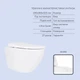 Набор инсталляции Qtap Standard с подвесным унитазом Robin ML Ultra Quiet, с панелью смыва и дюропластовым сиденьем, - изображение 3