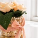 Настольная лампа LED ночник Lesko Rose Crystal YW-MGYZSJP Champagne в виде букета роз - зображення 3