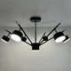 Светильник потолочный LUMINARIA MARY 7xGX53 BLACK/CHROME - изображение 1