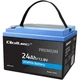 Аккумуляторная батарея Qoltec LiFePO4 Литий-железо-фосфатный 12.8V 24Ah 307.2Wh BMS 53702 (5901878537023) - изображение 6