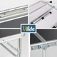 Стіл туристичний Vilde 489403 розкладний 2в1 90 x 60 x 26/54 см Графітовий (5900670121676) - зображення 7