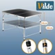 Стіл туристичний Vilde 489403 розкладний 2в1 90 x 60 x 26/54 см Графітовий (5900670121676) - зображення 11