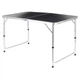 Стіл туристичний Vilde 489405 розкладний 3в1 120 x 60 x 54/62/70 см Графітовий (5900670121690) - зображення 4