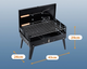 Grill węglowy Vilde 489377 składany przenośny w walizce 43 x 26 x 29 cm (5900670121287) - obraz 6