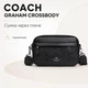Сумка мужская через плечо Graham Crossbody черная - изображение 1