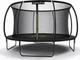 Батут PREMIUM BLACK PLUS Just Fun Garden 12 футів 374 см - изображение 1