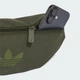Поясна сумка Adicolor adidas KS6901 (Один розмір) зелений (4069995575159) - зображення 6