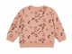 Свитшот двунитка для девочки Lupilu Ecoprint 456872 074-80 см (6-12 months) Розовый - изображение 3