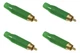 RCA аудио-штекер 1шт AMPHENOL для пайки ACPR-GRN на кабель Ø3.0-6.5 мм металлический для Hi-Fi техники - изображение 2