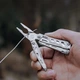 Міні-мультитул NexTool Mini Flagship F12 13 функцій сталь 8Cr14MoV 65х27х17 мм сріблястий - зображення 5