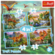 Zestaw puzzle Trefl 4 w 1 Wyjatkowe dinozaury 35-48-54-70 elementów (5900511346091) - obraz 2