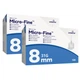 Иглы инсулиновые для шприц ручек MicroFine Becton Dickinson МикроФайн 8 мм (31G x 0,25 мм) №100 - 2 уп. (200 шт.) - изображение 2