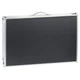 Стіл туристичний Vilde 489407 розкладний 2в1 120 x 60 x 34,5/65 см Графітовий (5900670121713) - зображення 5