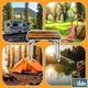 Стіл туристичний Vilde 489409 розкладний 70 x 50 x 60 см Коричневий (5900670121737) - зображення 10