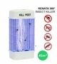 Москитная лампа Renata Electric Insect Killer 10W, электрическая от комаров и мух, ультрафиолетовая от насекомых для дома - изображение 6