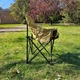 Раскладное туристическое кресло Folding Camping 40 х 40 х 67 см (214 C) Бежевый - изображение 3