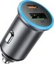 Автомобильное зарядное устройство для Acefast B15 65 Вт, USB-A и USB Type-C Grey (6974316284963) - изображение 1
