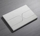 Панель змиву KOER KT-0604-03 240x160x10mm пластикова, кнопка закруглена (колір білий) (KR5322) - изображение 5