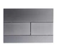 Панель змиву KOER KT-0603-07 240x160x10mm пластикова, кнопка лінійна (колір графіт) (KR5321) - изображение 6