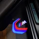 Підсвітка дверей проєкція для BMW (БМВ) 2 штуки Mpower скляна лінза - зображення 1