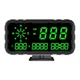 Автомобільний GPS спідометр HUD C3012 (Екран 5,5 дюйми, швидкість, пробіг, час, компас) - зображення 2