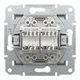 Компьютерная розетка Schneider Electric Asfora RJ45 кат. 6 UTP двойная сталь EPH4800162 - изображение 2