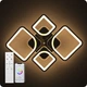 Люстра светодиодная 517 Light 3color с пультом 120Вт Хром (01738) - изображение 10