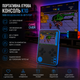 Портативная игровая консоль K10 2.4" 500 встроенных 8-bit игр синяя ретро приставка с цветным LCD экраном - изображение 4