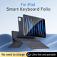 Чехол клавиатура для iPad Pro 12.9" (3-6 пок) и iPad Air 13" (2024) Magnetic Bluetooth Folio, Серый Space Grey - изображение 4