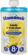Упаковка Пюре Hamanek из яблок и банана с творогом 100 г х 8 шт (8594220220390) - изображение 2
