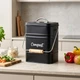 Kompostownik kuchenny Vilde z filtrem węglowym metalowy 3.5 l Czarny (5900670112605) - obraz 8