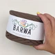 Пряжа стрічкова Barwa трикотажна плоска для в'язання макраме шоколад Арабіка - изображение 2