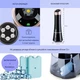 Воздухоохладитель Klarstein Skyscraper Ice 4-in-1 WiFi 210 м³/ч (10040208) - изображение 3
