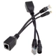POE-інжектор пасивний (пара) 802.3at (30 Вт) з портами Ethernet 10/100Mbps екранований - изображение 2
