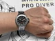 Механические мужские часы Hamilton Khaki Navy Frogman H77485130 дайверские 41 мм 300 метров швейцарские Swiss Made - изображение 5