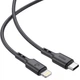 Кабель Brevia Type-C to Lightning 30W 1м, чорний box (51100BCLC1) 51100BCLC1 - зображення 3