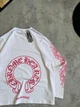Лонгслів Chrome Hearts 88925 білого кольору, розмір S - зображення 3