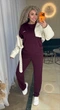 Жіночий спортивний костюм (светр + штани) Uaclothes 54-56 Бордовий (like38940-193761359) - зображення 6