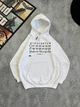 Худи Maison Margiela 88833 белого цвета, размер M - изображение 2